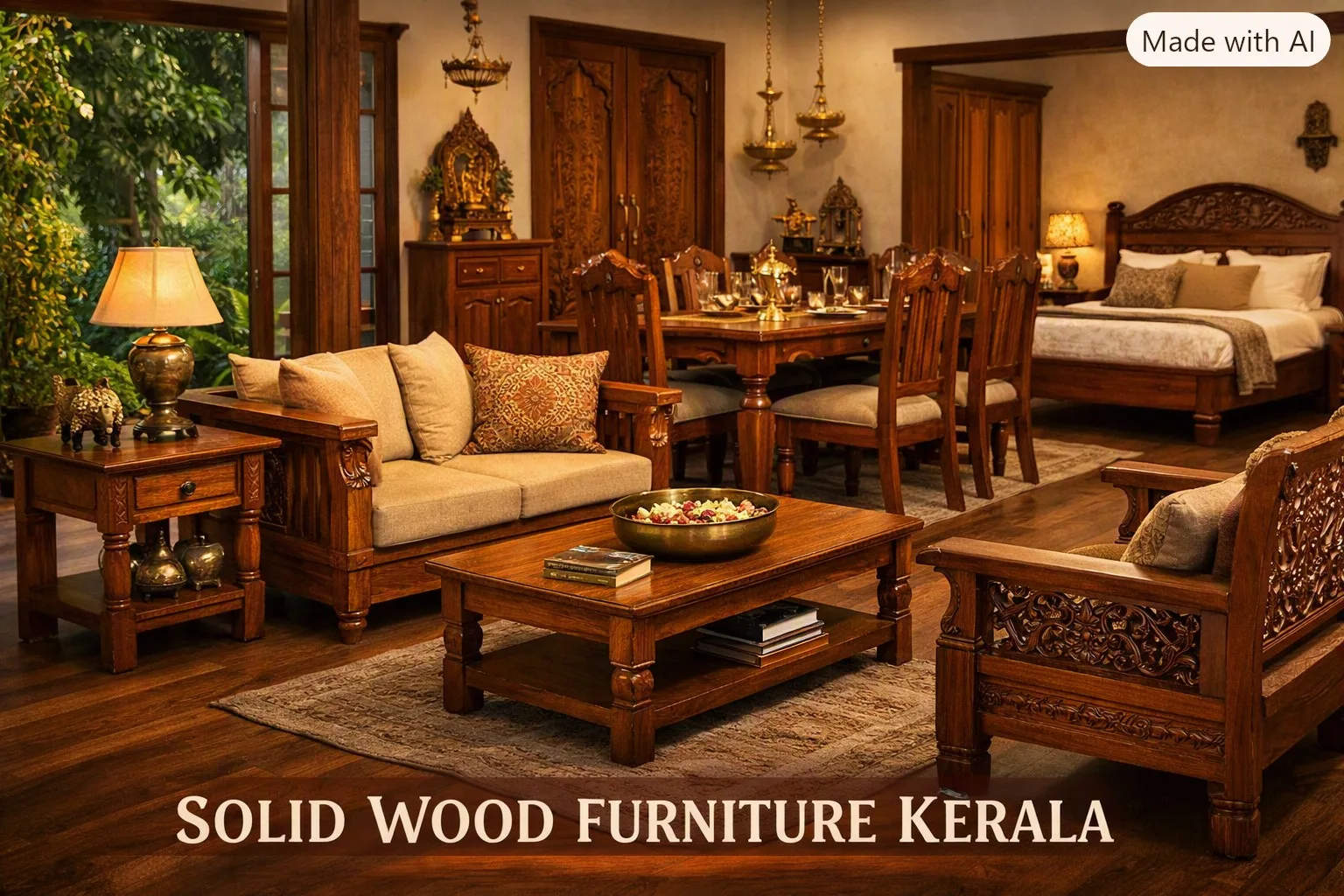 Top 10 Solid Wood Furniture Designs for Kerala Homes